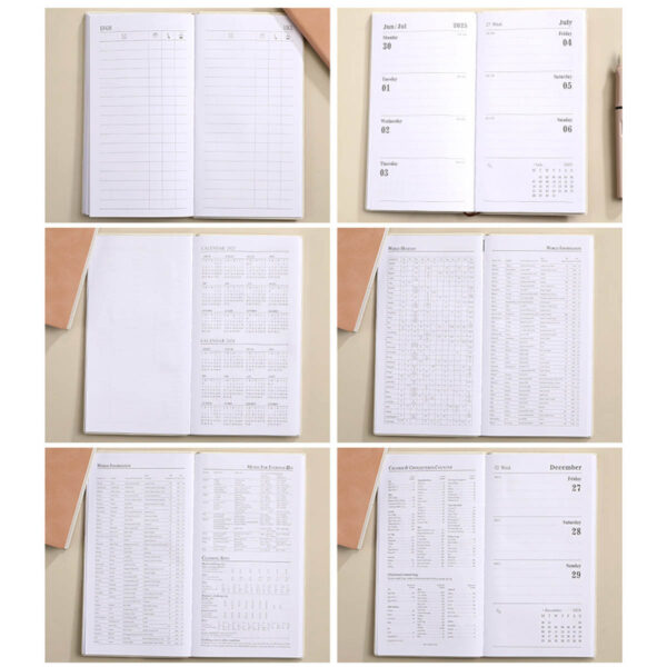 GA1595---A6 2025 Planner Notebook - Image 4