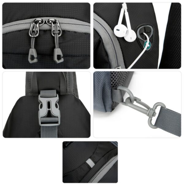 GA1579---Men Women Chest Sling Bag - Image 4