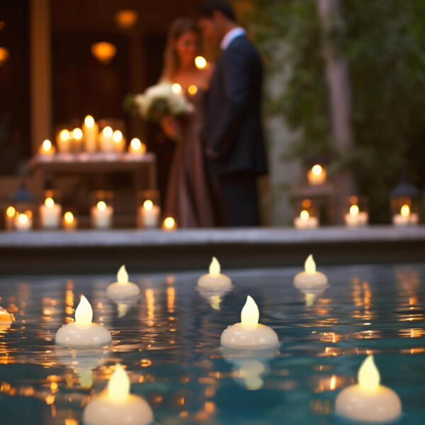 GA1666---Led Flameless Floating Tealight - Image 5