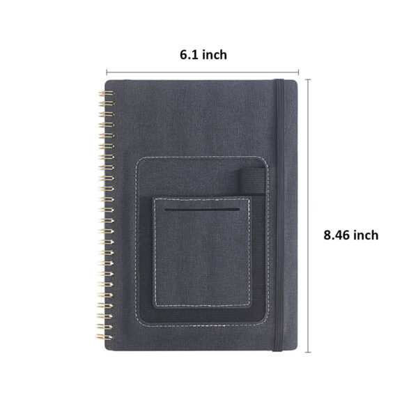 GA1703---Leather A5 Erasable Notebook - Image 2