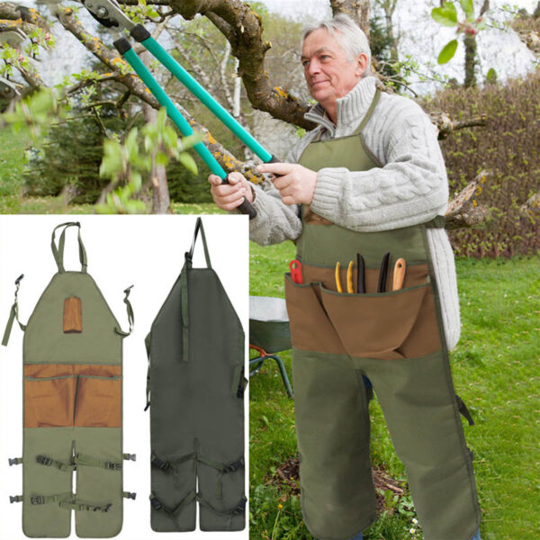 GA1689---Gardening Apron With Pockets - Image 3