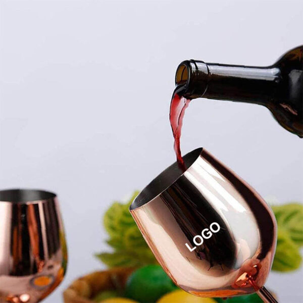 GA1024---Stainless Steel Goblet Wine Glass - Image 4