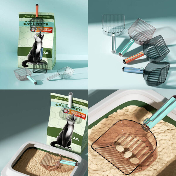 GA1701---Plastic Cat Litter Scoop - Image 4