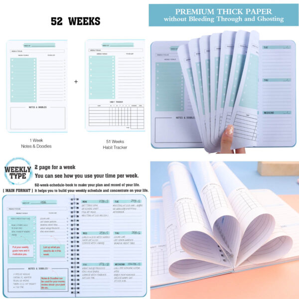 GA1702---A5 Weekly Planner Notebook - Image 4