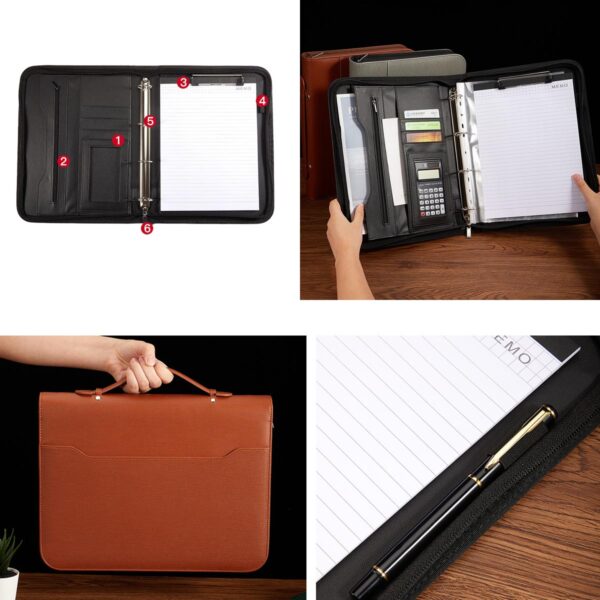 GA1705---A4 Document Bag Portfolio Organizer - Image 4