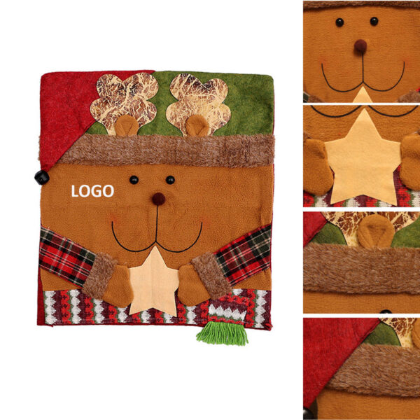 GA7015---Christmas Deer Chair Cover