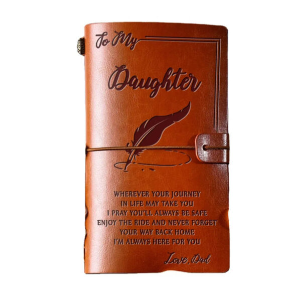 GA1743---My Daughter Leather Journal
