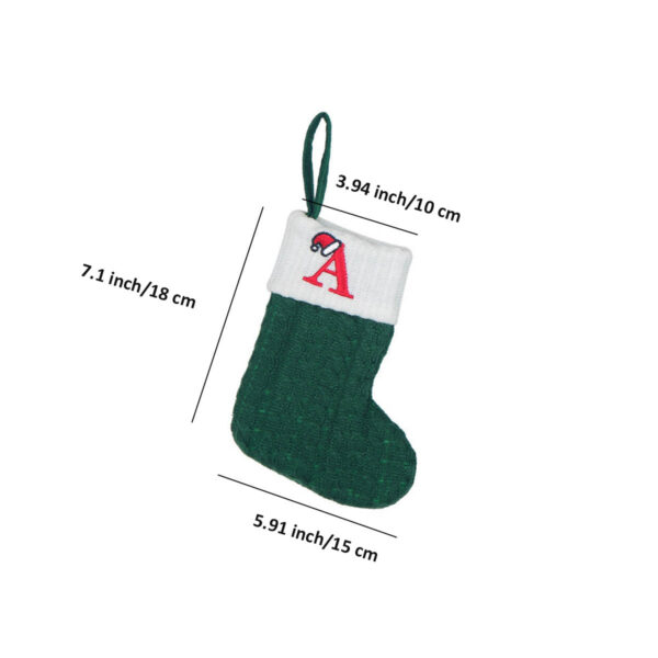 GA7006---Knitted Christmas Stockings - Image 2