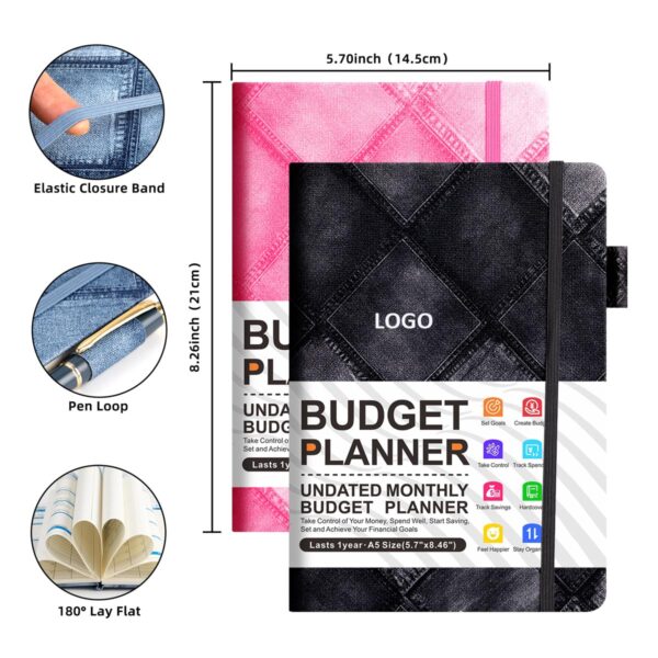 GA1714---Budget Planner A5 Notebook - Image 2
