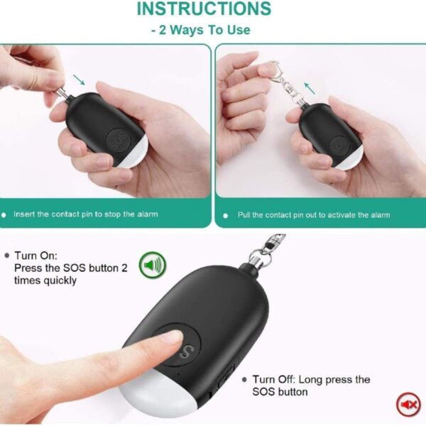 GA6038---Personal Alarm SOS Panic Button - Image 2
