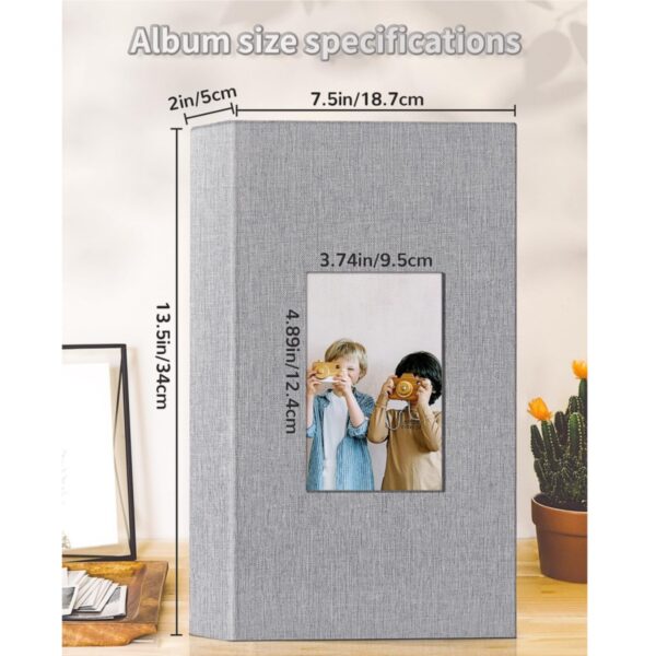 GA6042---Linen Photo Album 4x6 300 Pockets - Image 2