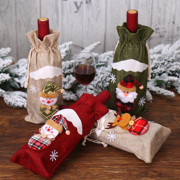 GA7007---Christmas Wine Bag - Image 3