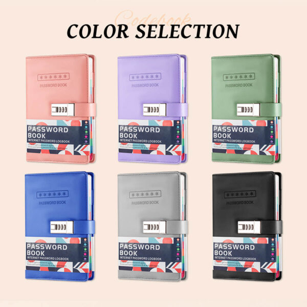 GA1715---A5 Password Book With Lock - Image 3