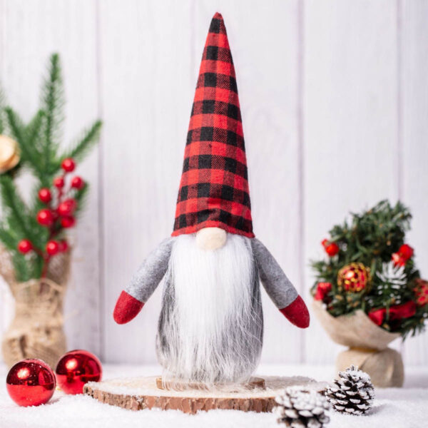 GA7013---Christmas Gnomes Plush Decoration - Image 3