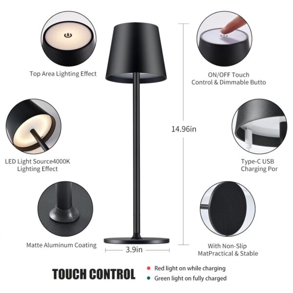 GA6045---Rechargeable Touch Night Lamp - Image 4