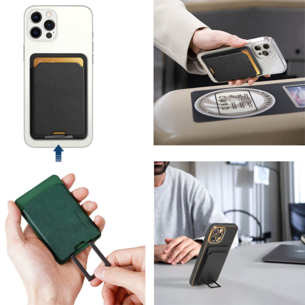 GA1712---Magnetic Wallet MagSafe Phone Stand - Image 4