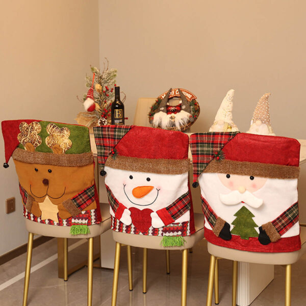 GA7015---Christmas Deer Chair Cover - Image 4