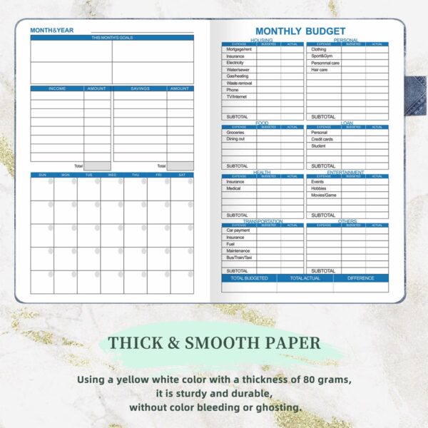 GA1714---Budget Planner A5 Notebook - Image 4