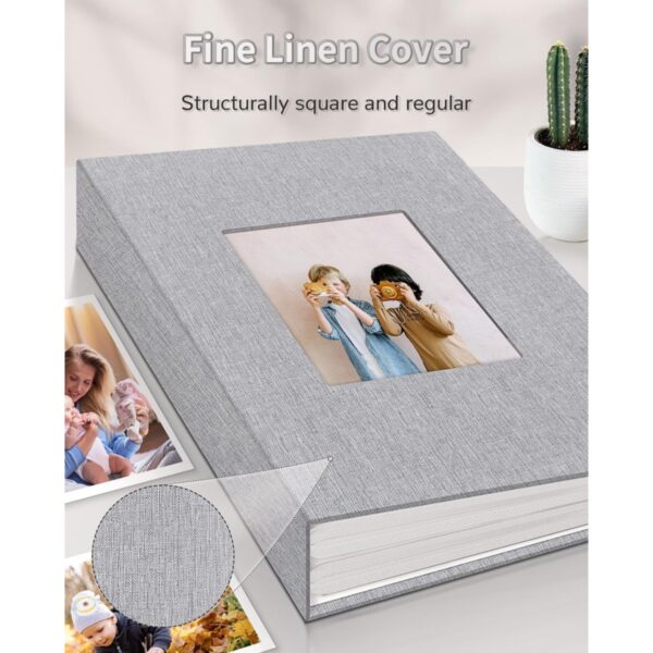 GA6042---Linen Photo Album 4x6 300 Pockets - Image 5