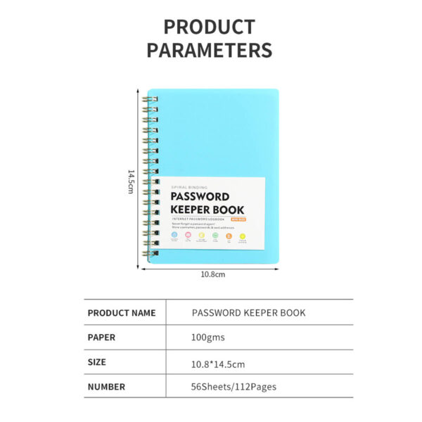 GA1767---A6 Password Keeper Book - Image 2