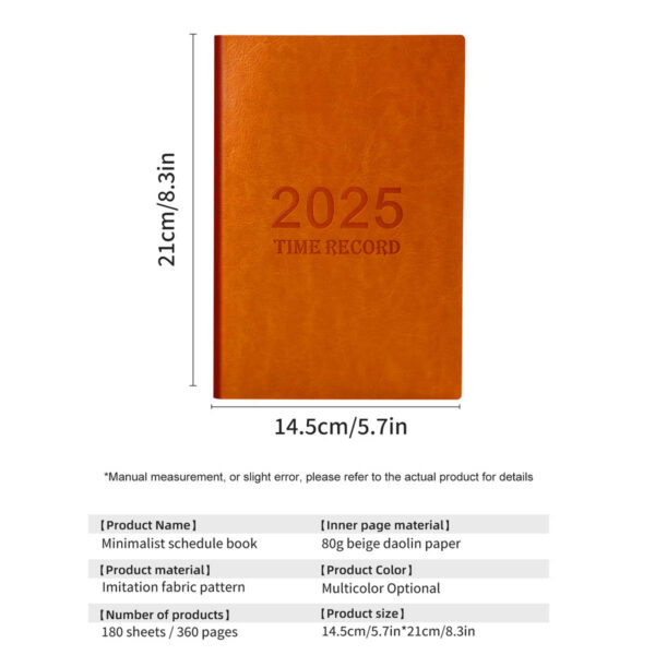 GA1788---Schedule Notebook A5 Journal - Image 2
