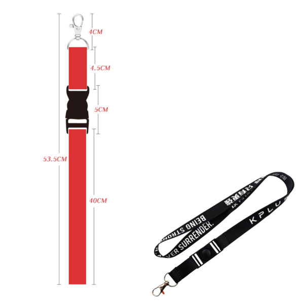 GA1793---Nylon Badge Lanyards - Image 2