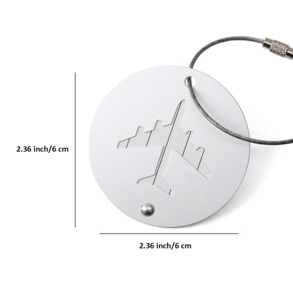 GA1803---Metal Travel ID Tag - Image 2