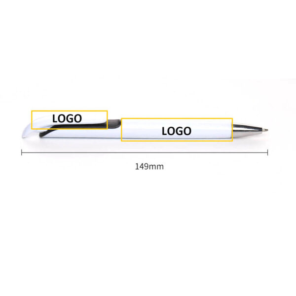 GA1805---Plastic Retractable Ballpoint Pen - Image 3