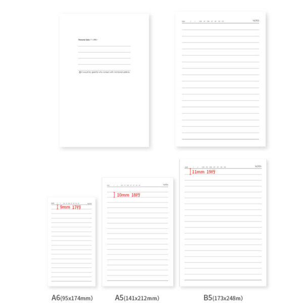 GA1762---Soft Leather Cover A6 Notebook - Image 3