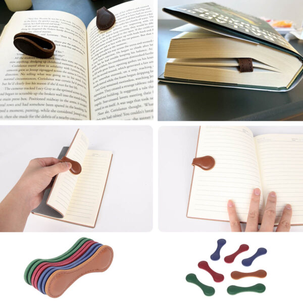 GA1785---Magnetic Leather Bookmark - Image 3