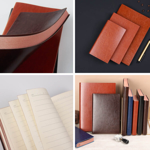GA1762---Soft Leather Cover A6 Notebook - Image 4