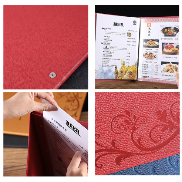 GA1750---Leather Menu Cover - Image 4