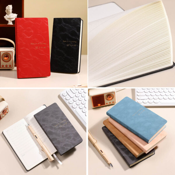 GA1754---Leather Cover A6 Notebook - Image 4