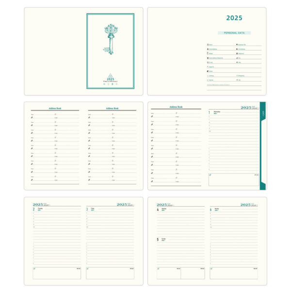 GA1788---Schedule Notebook A5 Journal - Image 5